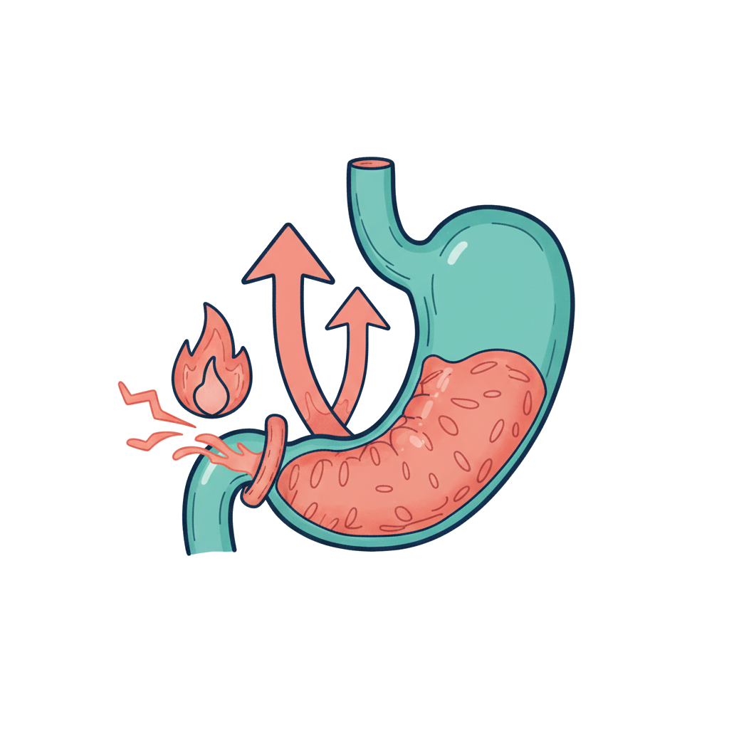 Gastroesophageal reflux disease heartburn_GERD